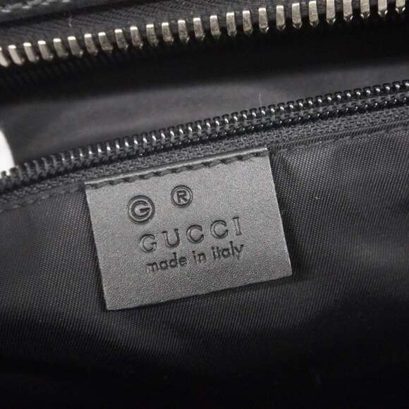 GUCCI Authentic Black Canvas Tote Bag - Picture 5 of 13